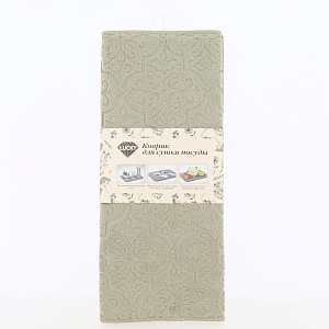 Коврик для сушки посуды 50х38см LUCKY Восток бежевый жаккард микрофибра полиэстер 000000000001210127