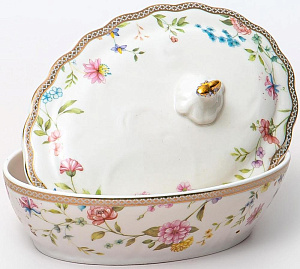 Паштетница 15см/190мл BALSFORD Теодора с крышкой подарочная упаковка фарфор 000000000001203977