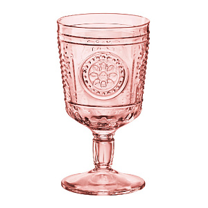 ROMANTIC Бокал 320мл BORMIOLI ROCCO розовый стекло 000000000001207822