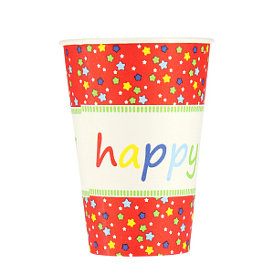 Набор одноразовых стаканов День Рождения Pap Star, 200мл, 10 шт. 000000000001142488