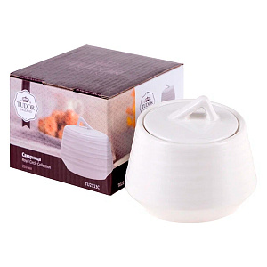 Сахарница 220мл TUDOR ENGLAND Royal Circle белый фарфор 000000000001189656