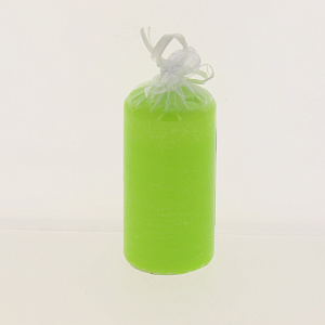 Свеча колонна 50*100 салатовая 000000000001179058