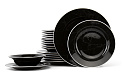 Набор столовой посуды 19 предметов TULU PORSELEN Lale with gold rim фарфор 000000000001212895