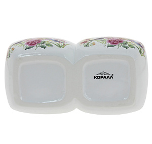 Двухсекционная банка для специй Коралл 000000000001153866