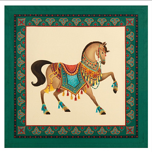 Набор столовый скатерть 180х150см салфетки 40х40см-8шт ЭТЕЛЬ Нью-Дели 100% хлопок 000000000001209814