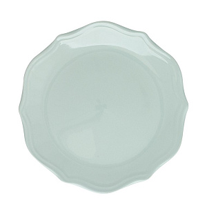 Тарелка обеденная 26см DE'NASTIA Romeo зеленый глянцевый керамика 000000000001216773