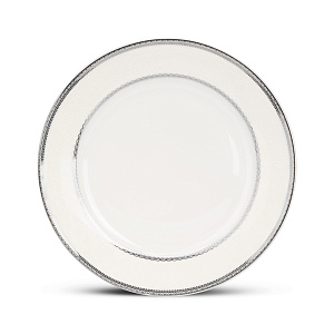 Набор столовой посуды 24 предмета Анжелика с серебром (обеденная/десертная/суповая по 6шт, блюдо овал-2шт, салатник, салфетница, набор специй) фарфор 000000000001219781