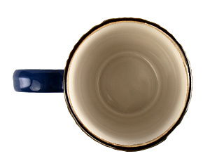 Кружка 440мл с тиснением в ассортименте глазурованная керамика 000000000001217567