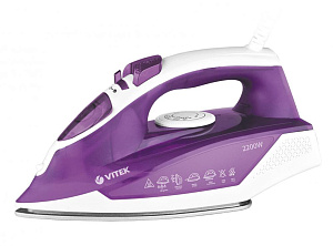 Утюг VITEK антипригарное покрытие, 2200 Вт, самоочистка, анти-капля, VT-8308 000000000001193145