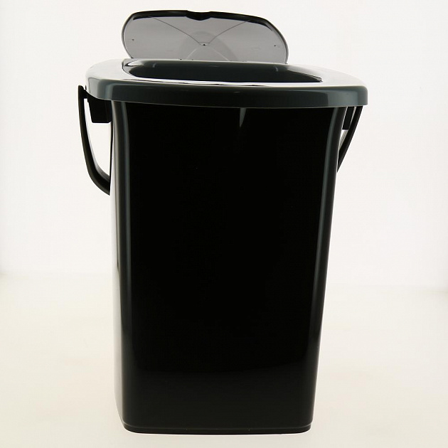 Ведро гигиеническое 22л черный PLAST TEAM PT9080ЧЕРН-6РS 000000000001132531