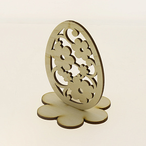 Яйцо Цветы на подставке, 7.4х10 см 000000000001143407