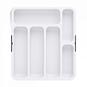 Органайзер для столовых приборов 31x35x5,5см DE'NASTIA белый полипропилен 000000000001223477
