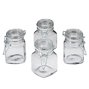Набор банок с бугельным замком, 100мл, 4 шт. 000000000001169907