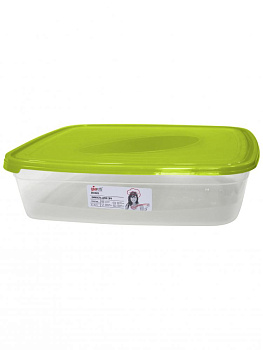 Емкость для СВЧ 4,85л прямоугольная пластик оливковая роща Bono GR2224ОЛ 000000000001197184