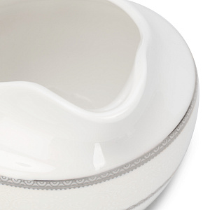 Молочник 260мл Анжелика с серебром фарфор 000000000001219775