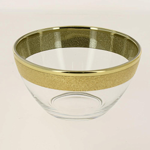 Набор салатников 2шт 13см ПРОМСИЗ Золотой карат стекло 000000000001190678