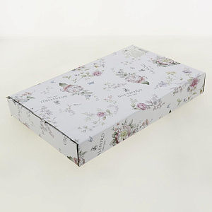 Блюдо овальное 30,5см BALSFORD МЭРИДИТ металлическая стойка подарочная упаковка фарфор 000000000001206179