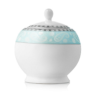 Сахарница 500мл ESPRADO Arista Blue костяной фарфор 000000000001198346