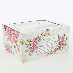 Набор чайный 4пр (2 чашки 225мл+2 бдюдца) LarangE КАНТРИ-РОУЗ ПУ фарфор 586-3681 000000000001204444