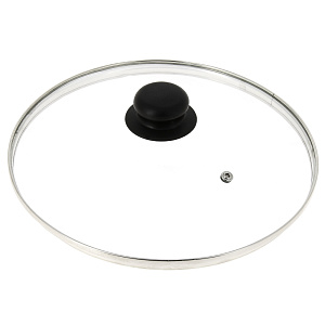 Крышка 26см TIMA металлический обод стекло 000000000001115605