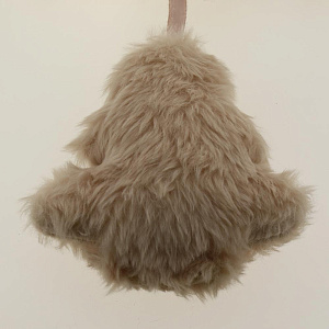 Декоративное украшение 13см КУПМАН Сердце/ель/звезда розовый мех 000000000001180310