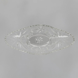 Салатник 25х11х7см/360мл Лодка иранское стекло 000000000001205468