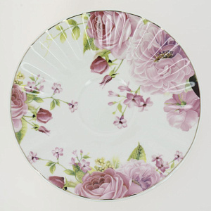 Набор чайный 4 предмета Вдохновение (чашка 250мл-2шт/блюдце-2шт) фарфор 000000000001209854