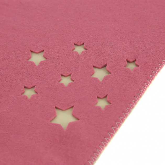 Рукавица Звёзды Банные штучки, розовый, войлок 000000000001135653