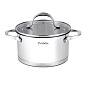 Кастрюля 2,4л SERVITTA Rigoroso с крышкой нержавеющая сталь