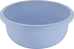 Таз Plast Team, круглый, туманно-голубой, 9,5л, 350х350х153мм PT1151ТГ-5 000000000001202057