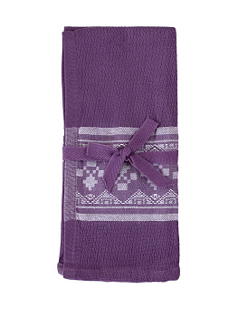 Полотенце кухонное DE'NASTIA 40x60см 100%Хлопок фиолетовый D100026 000000000001191107