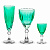 Фужер для шампанского 300мл зеленый стекло 000000000001218737
