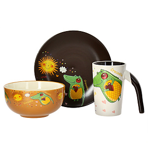 Набор для завтрака Лев Elrington, 3 предмета 000000000001170849
