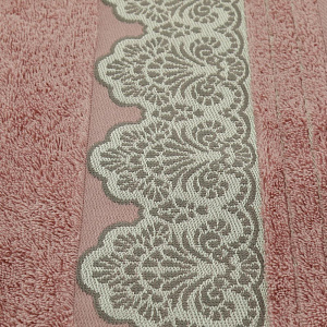 Полотенце 50х90см CLEANELLY Сальвьетта махровое плотность 460гр/м розовый 100% хлопок ПЦ2601-3025,438 000000000001198596