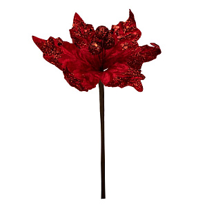 Декоративное украшение цветок 16 см красный 000000000001225527