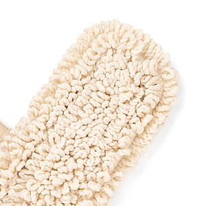 Швабра 70х130см DE'NASTIA ручка телескоп насадка NEW молочный нержавеющая cталь/микрофибра 000000000001222331