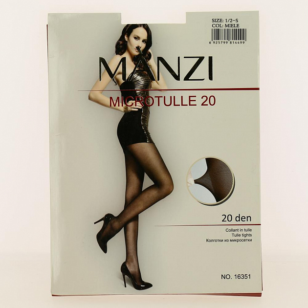 MANZI КОЛГОТКИ ЖЕНСКИЕ MICROTULLE 20 р2 MIELE 000000000001186695