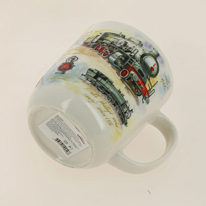 Кружка 440мл Транспорт 2 (2 дизайна) фарфор new bone GMT2 000000000001196868