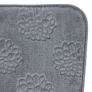 Подушка на стул DE'NASTIA 40х35х38см Пионы серый P111135 000000000001167690