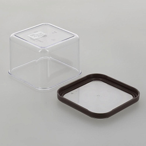 БАНКА ДЛЯ СЫПУЧИХ ПРОДУКТОВ 0,6л CUBBO LIGHT, ПЛАСТИК, 4326616 000000000001199633