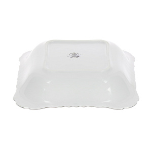 Квадратный салатник Колосок Porcelaine Czech Gold Hands, 24 см 000000000001136391