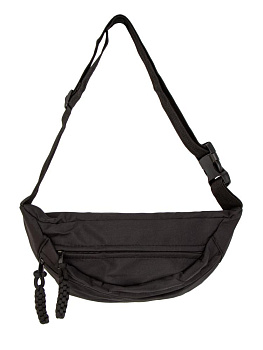 Сумка поясная 33х16х9см черный полиэстер 000000000001227586