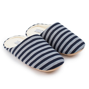 Тапочки мужские MINAKU 003 полоска серый р.43/44 4365517 000000000001200145