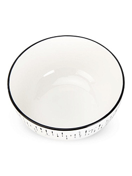 Салатник 14см 570мл ELRINGTON MILA SHANY белый/черный керамика 000000000001228509