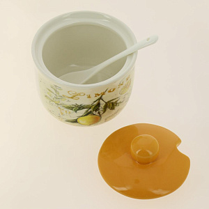 Банка с ложкой 320мл подарочная упаковка Tuscan vegetables доломит ZFC045-36 000000000001196875