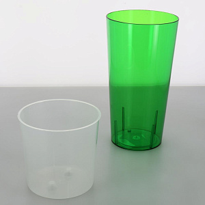 Кашпо для орхидей 3л h260мм D140мм GARDENPLAST ЛАВАНДА со вставкой зеленый пластик 000000000001207356