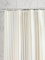 Шторка для ванной 180x200см DE'NASTIA mat stripe бежевый ПЕВА 000000000001226766