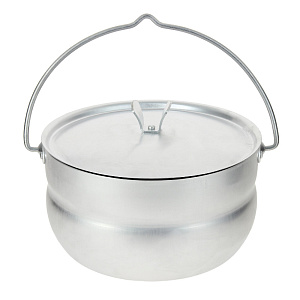 Котелок 3л 20х11,5см металлическая ручка металлическая крышка алюминий 1,5мм 000000000001157659