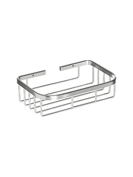 Держатель навесной 18x12x5,5см DE'NASTIA серебристый алюминий 000000000001227442
