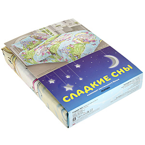 Комплект постельного белья 1,5-спальный Сладкие сны Принцесса 100%хлопок поплин 110гр/м рисунок 1562 000000000001176749